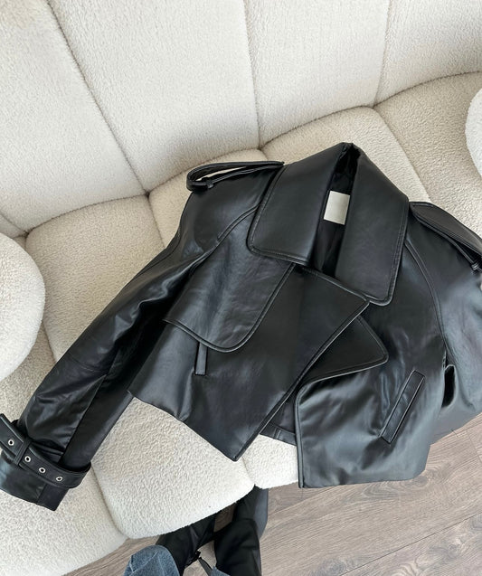 SAMANTHA ECO LEATHER JACKET