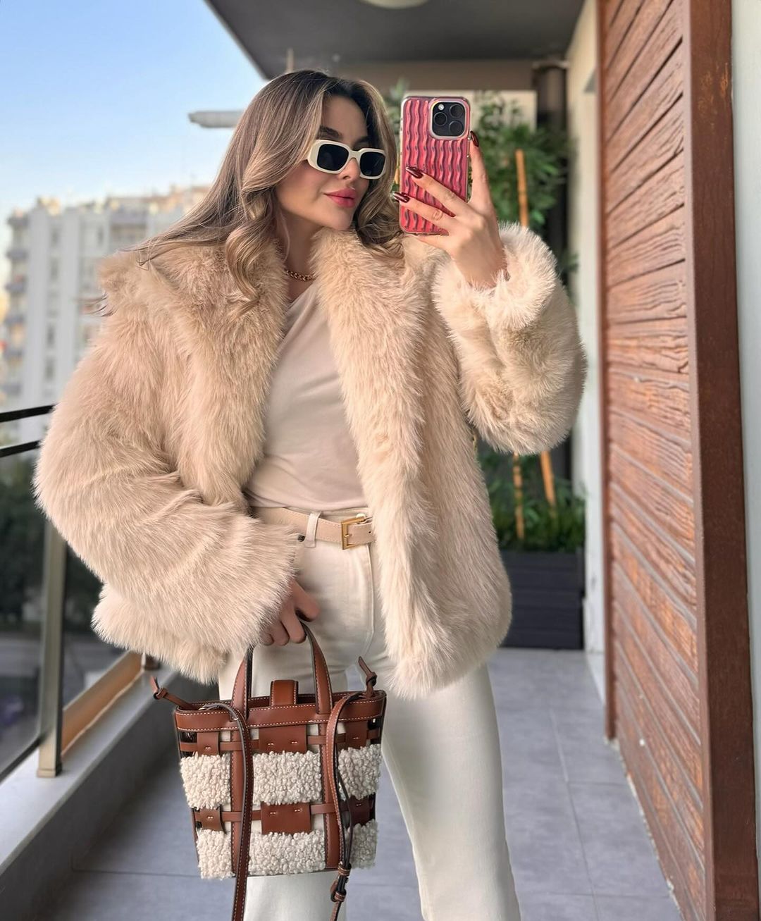 SHARON FAUX FUR JACKET